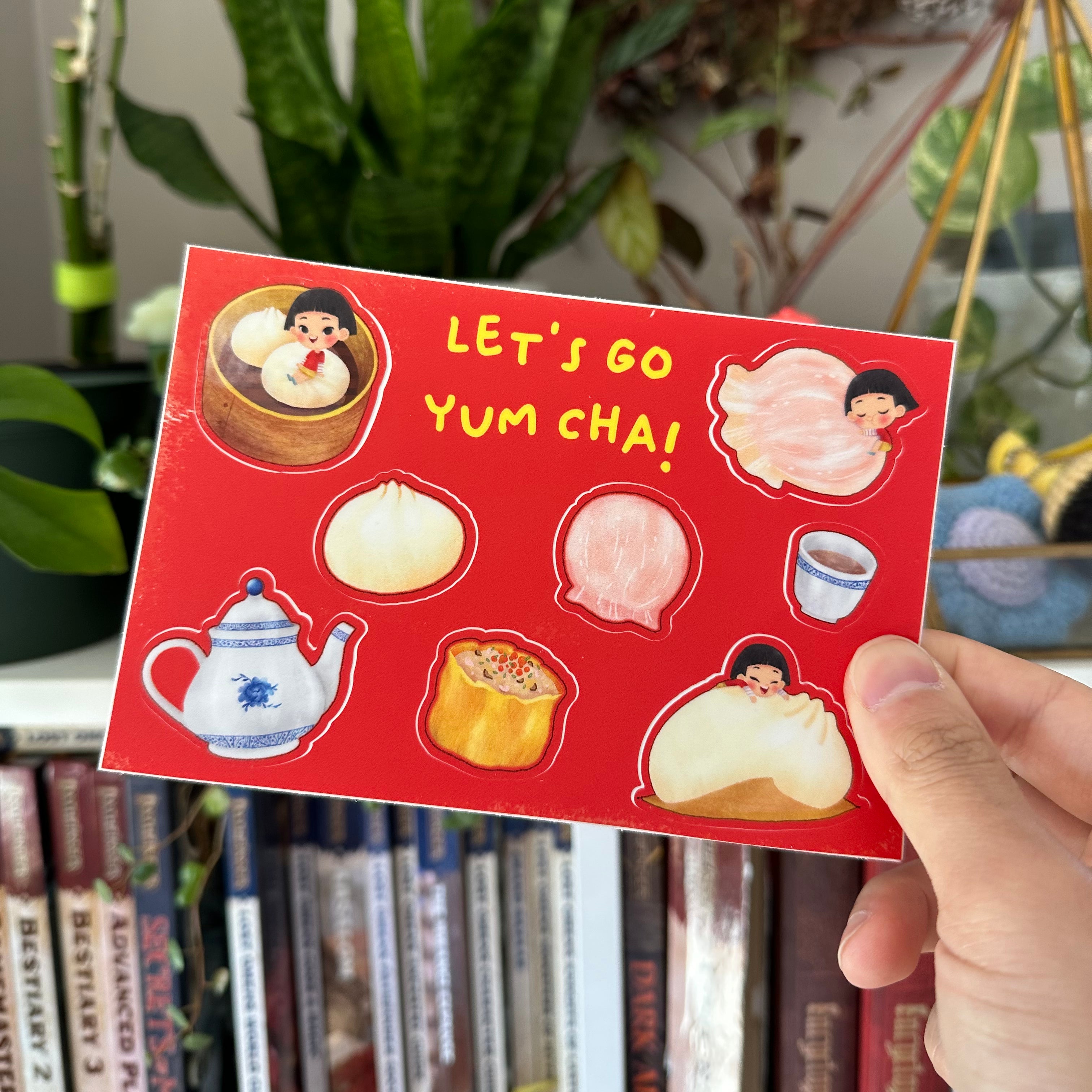 You Win Sum and You Dim Sum Sticker Sheet Dim Sum Books